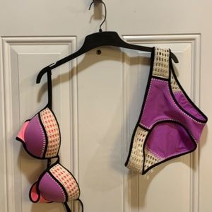 Victoria's Secret- Purple Crochet Bikini Set